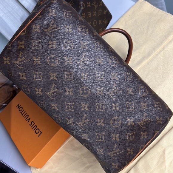 Authentic Louis Vuitton Satchel Bag Speedy 30 Monogram Used LV Handbag Vintage - Picture 13 of 16
